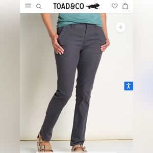 NWT TOAD & CO Soot Earthworks Pants SIZE 6